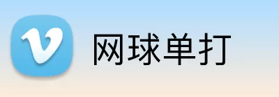 网球单打 Logo